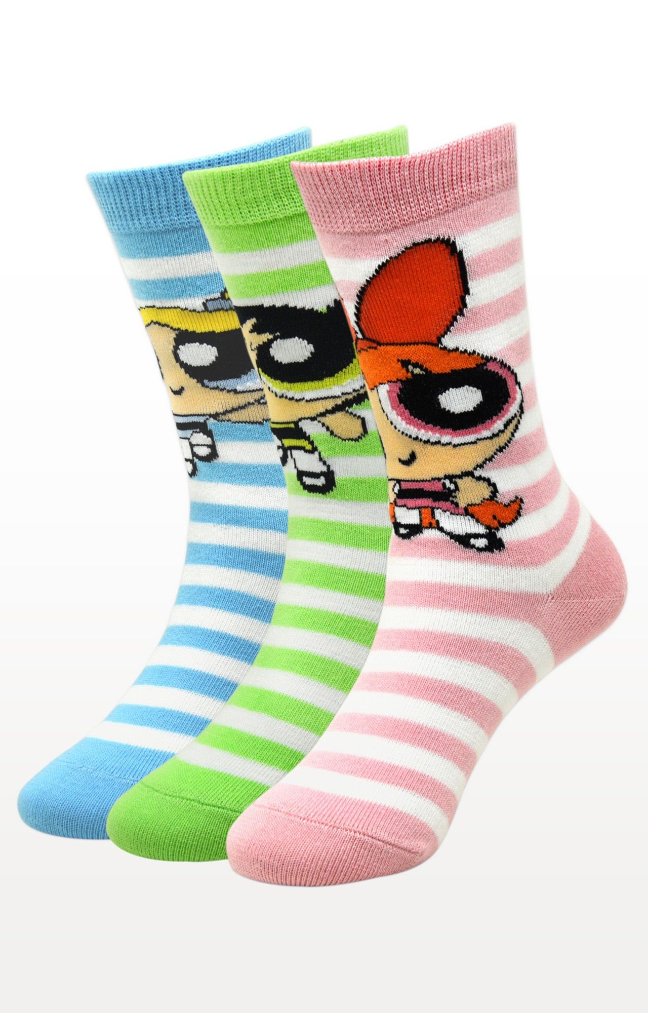 BALENZIA | Multi-Coloured Printed Socks (Pack of 3)