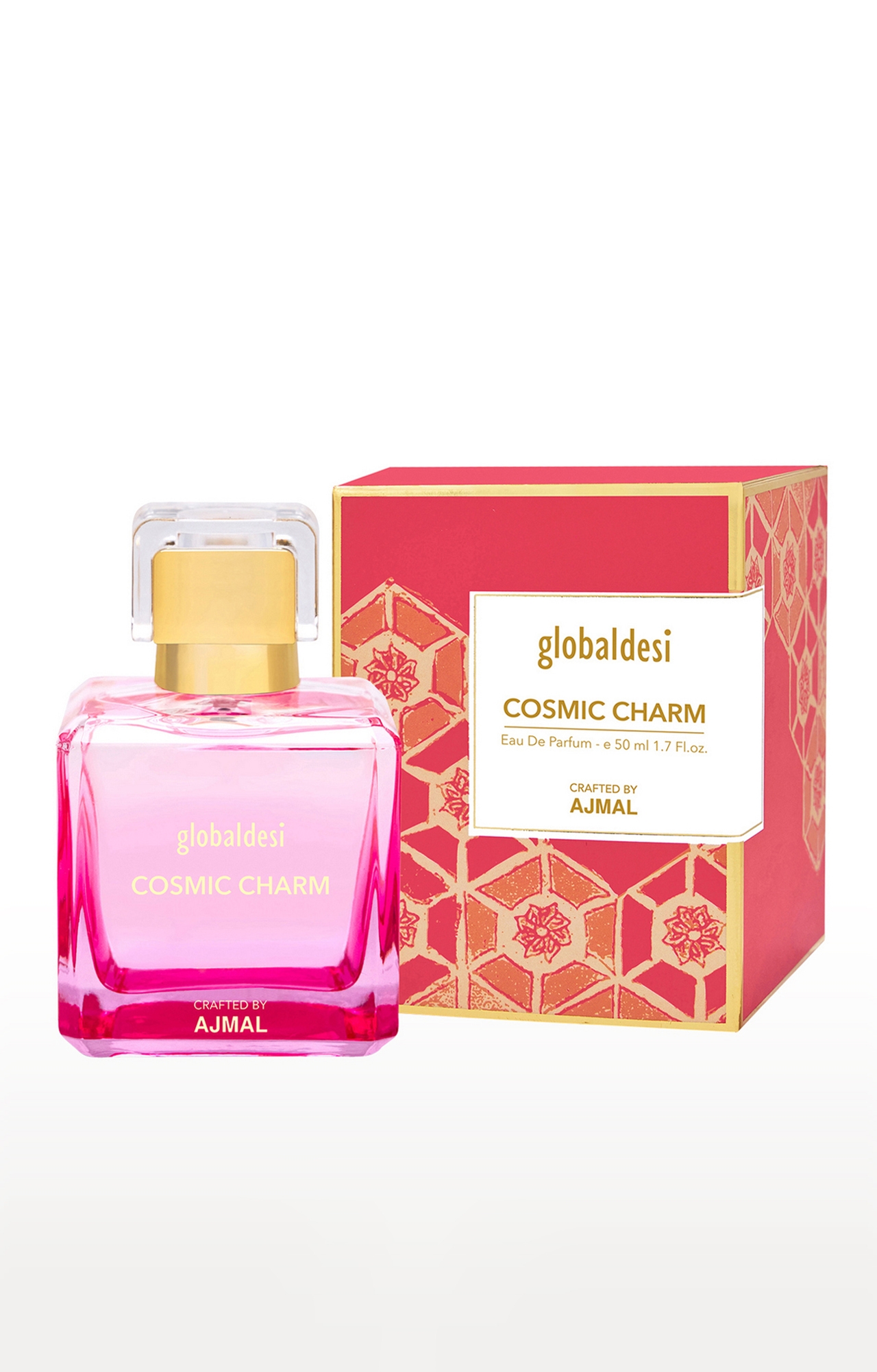 Global Desi Crafted By Ajmal | Global Desi Cosmic Charm Eau De Parfum 50ML Long Lasting Scent Spray Gift For Women Crafted By Ajmal