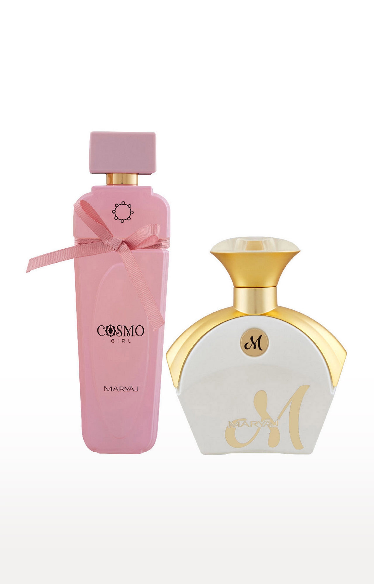 Maryaj Cosmo Girl Eau De Parfum Perfume 100ml for Women and Maryaj M White for Her Eau De Parfum Fruity Perfume 90ml for Women