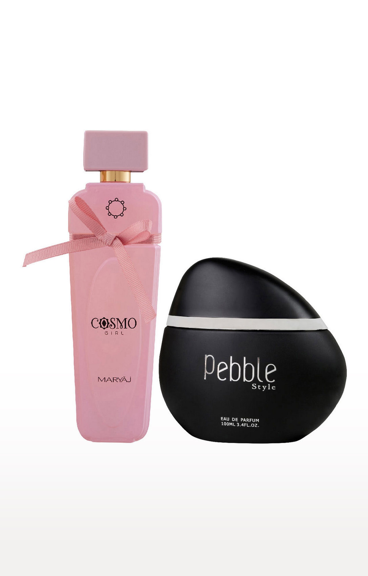 Maryaj Cosmo Girl Eau De Parfum Perfume 100ml for Women and Maryaj Pebble Style Eau De Parfum Perfume 100ml for Men