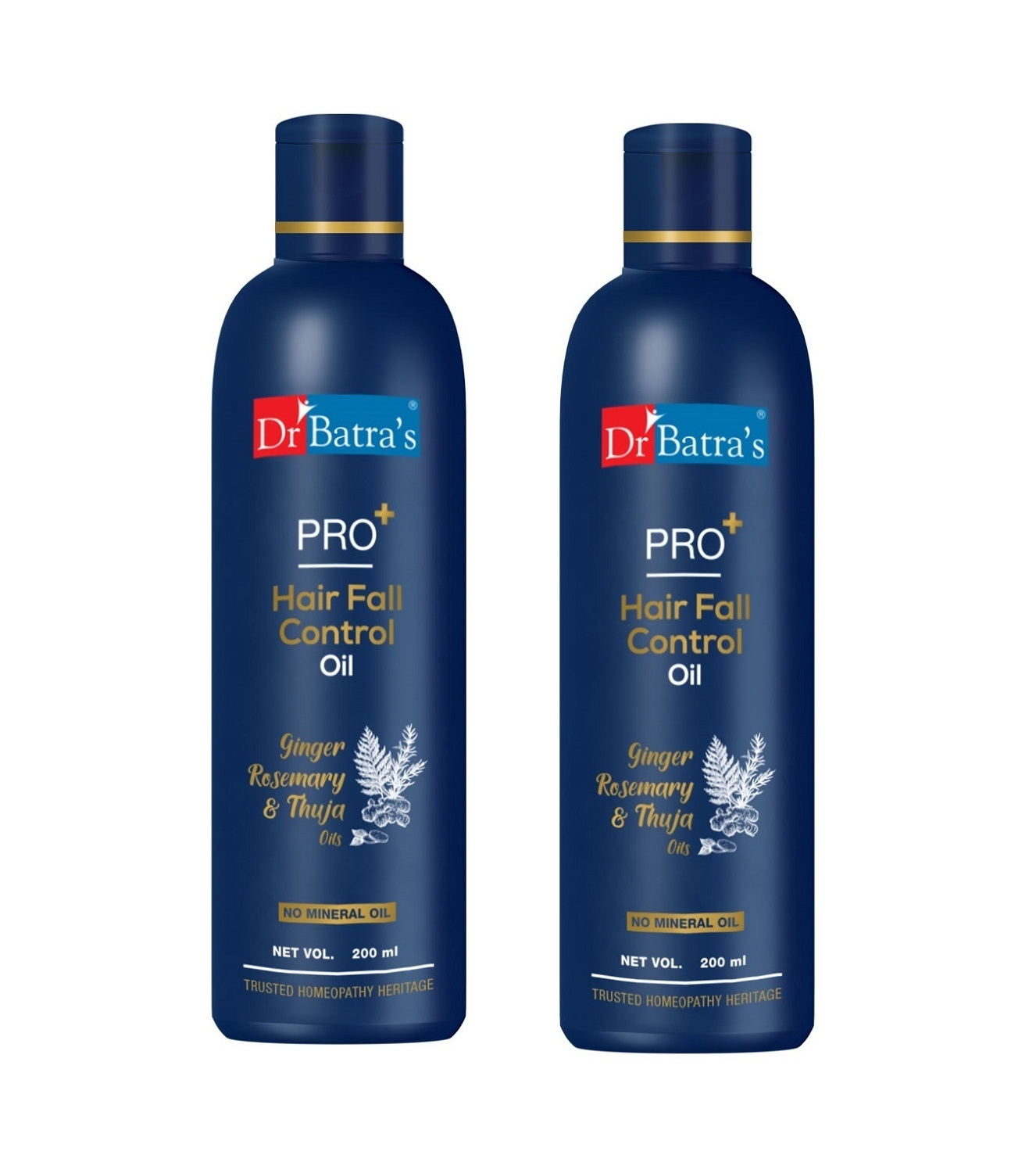 Dr Batra's | Dr Batra's PRO+ Hair Fall Control Oil -200 ML (Pack of 2)