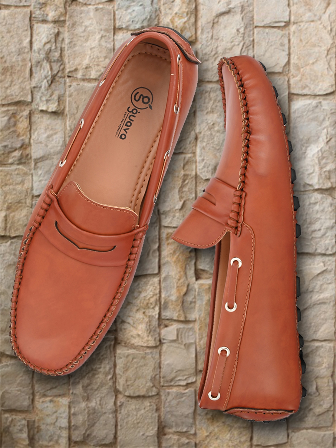 Guava | Guava Driving Loafers - Tan