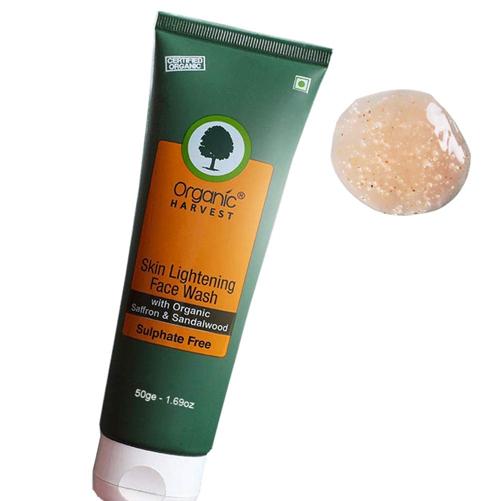 Organic Harvest | Skin Lightening Sulphate Free Face Wash - 50g