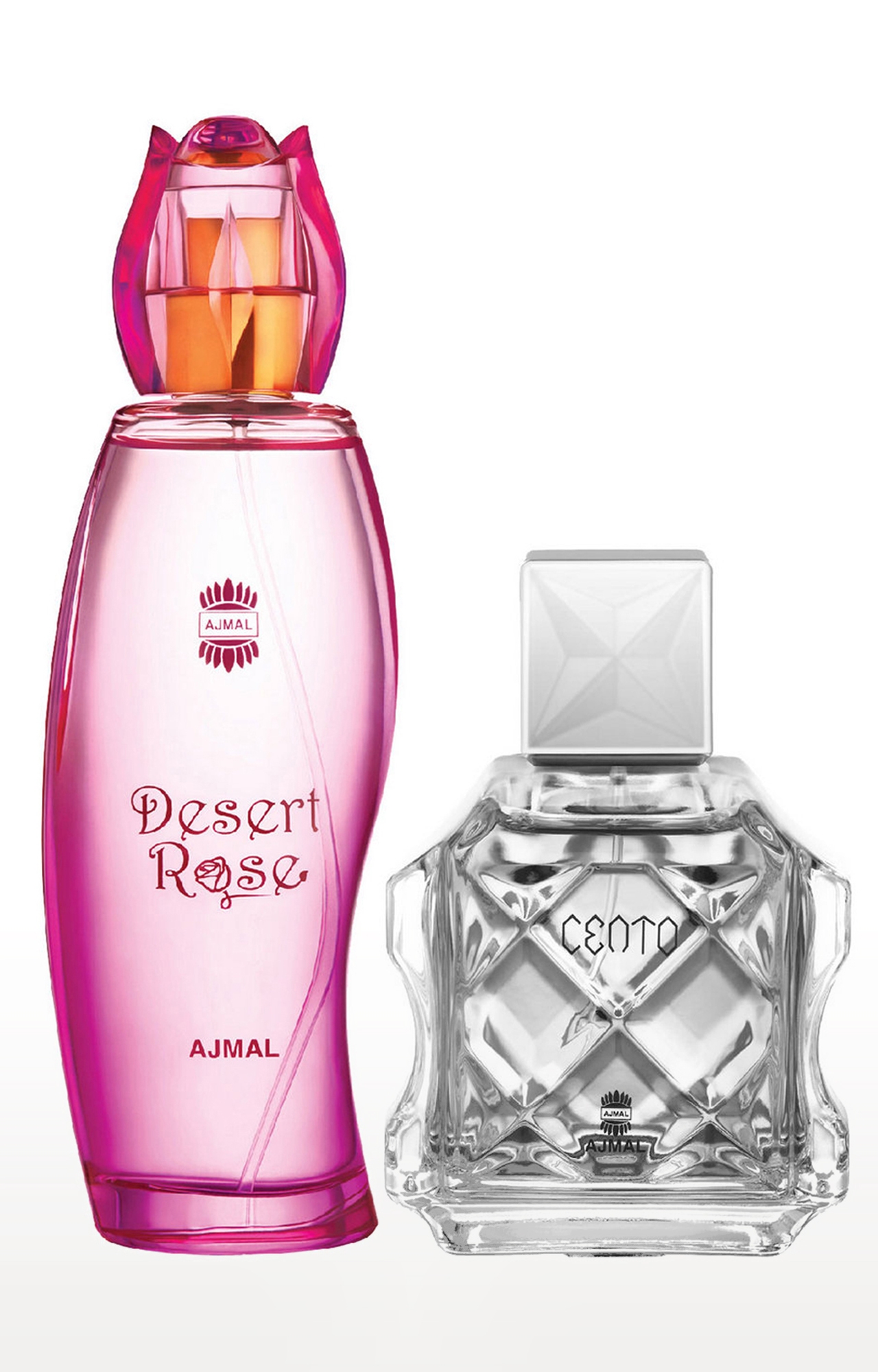 Ajmal Desert Rose EDP Oriental Perfume 100ml for Women and Cento EDP Perfume 100ml for Men