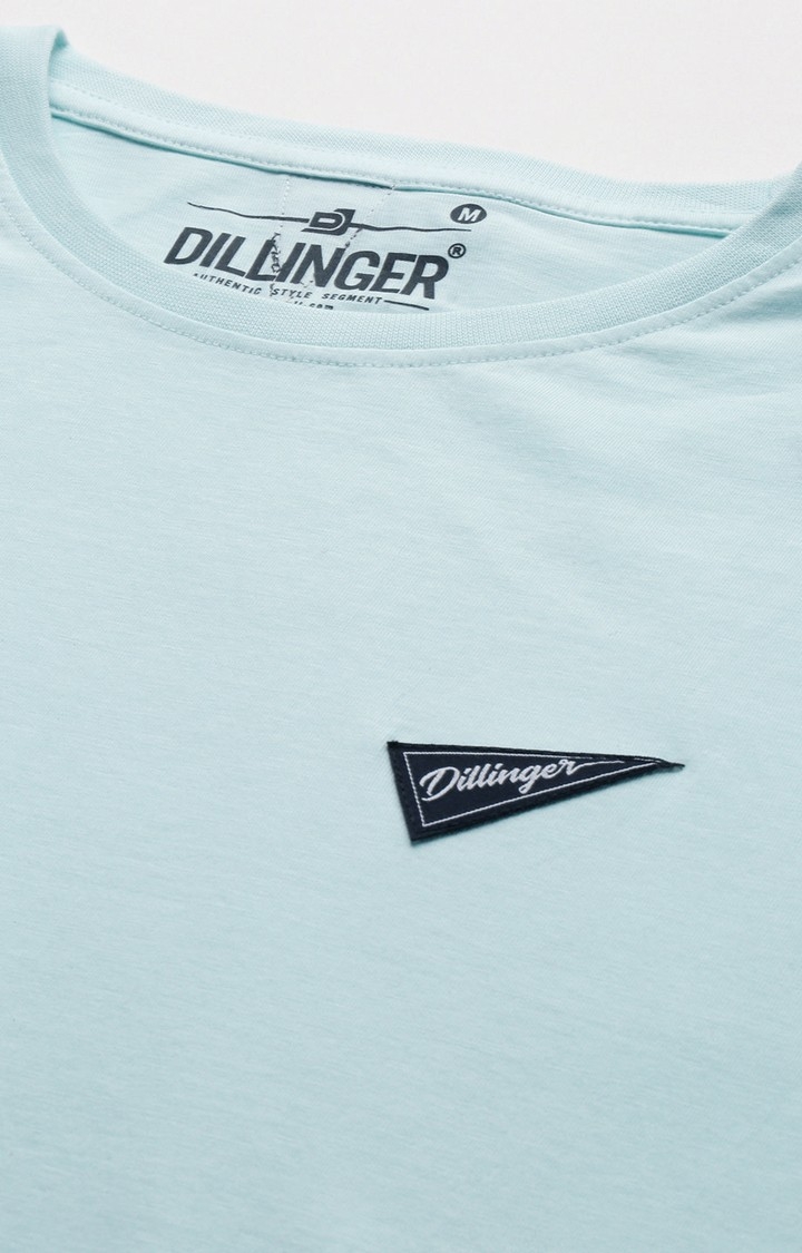 Dillinger | Dillinger Men's Blue Solid T-Shirt 4