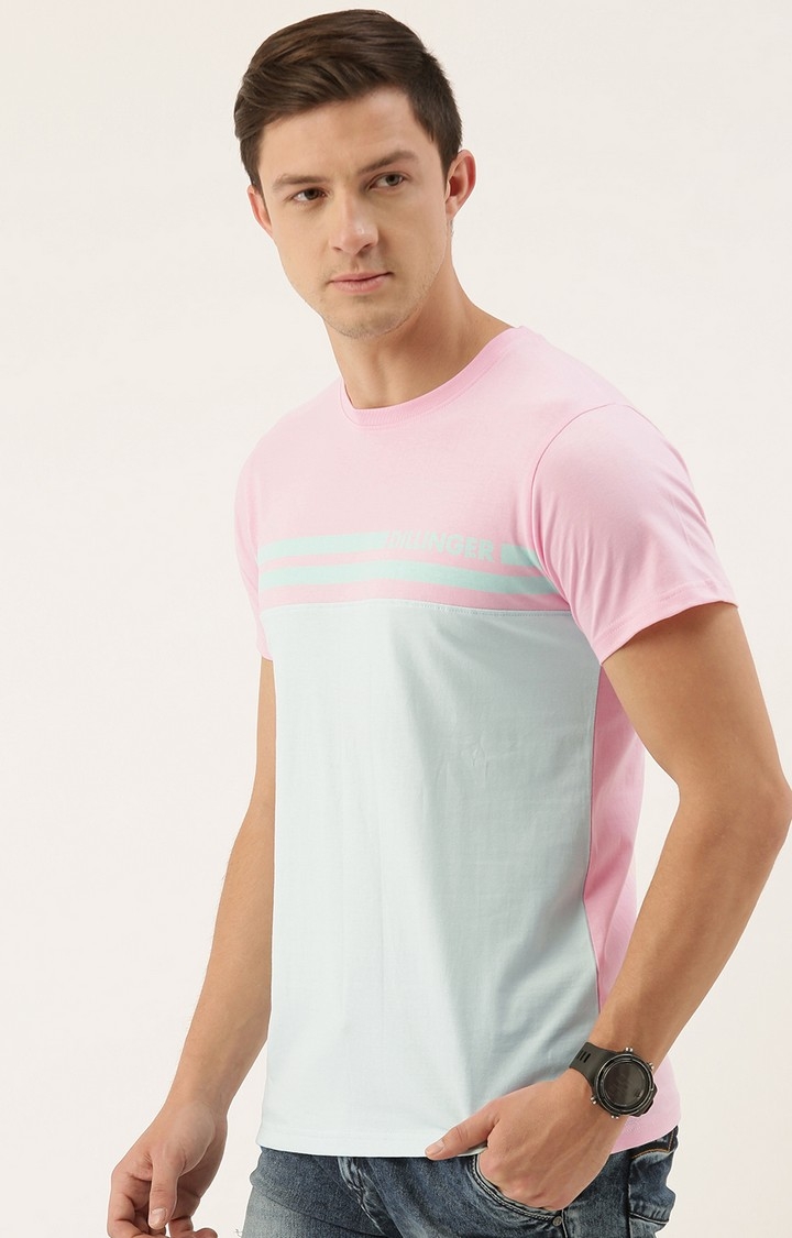 Dillinger | Dillinger Pink Colourblock T-Shirt 2