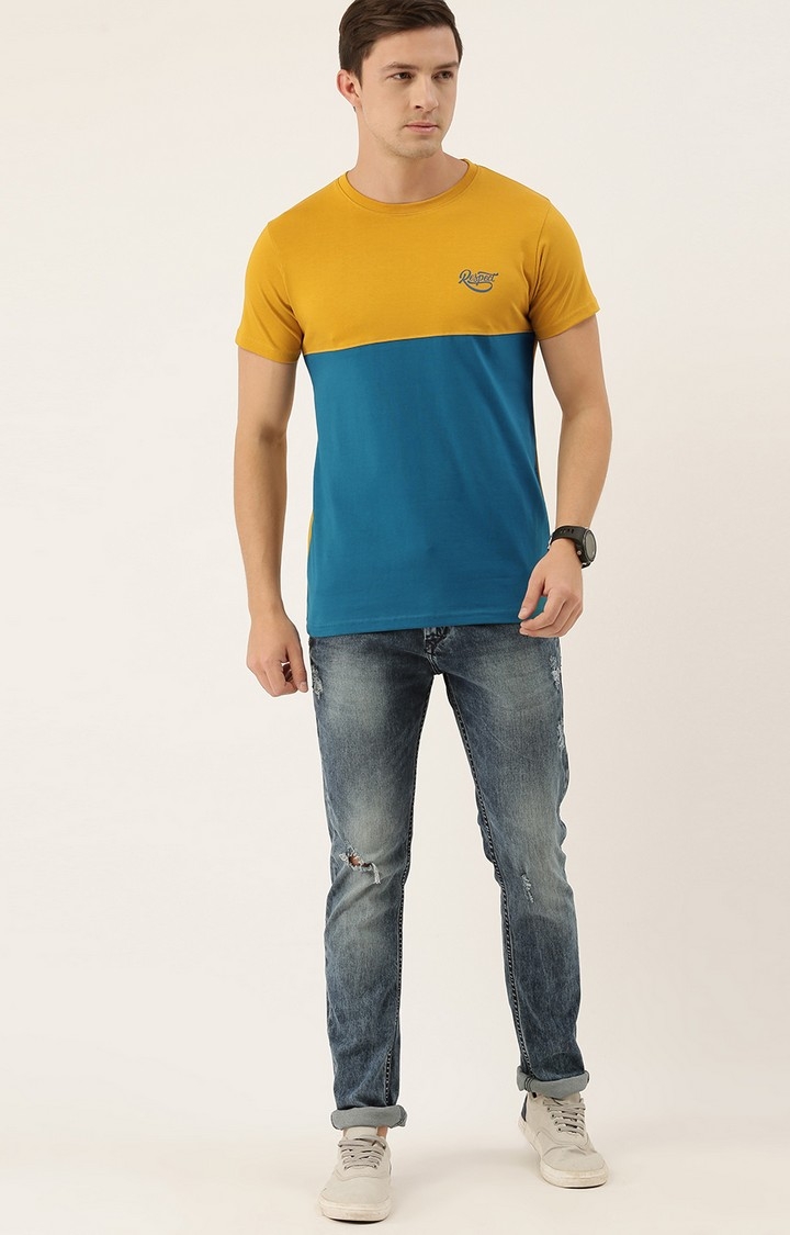 Dillinger | Dillinger Yellow Colourblock T-Shirt
