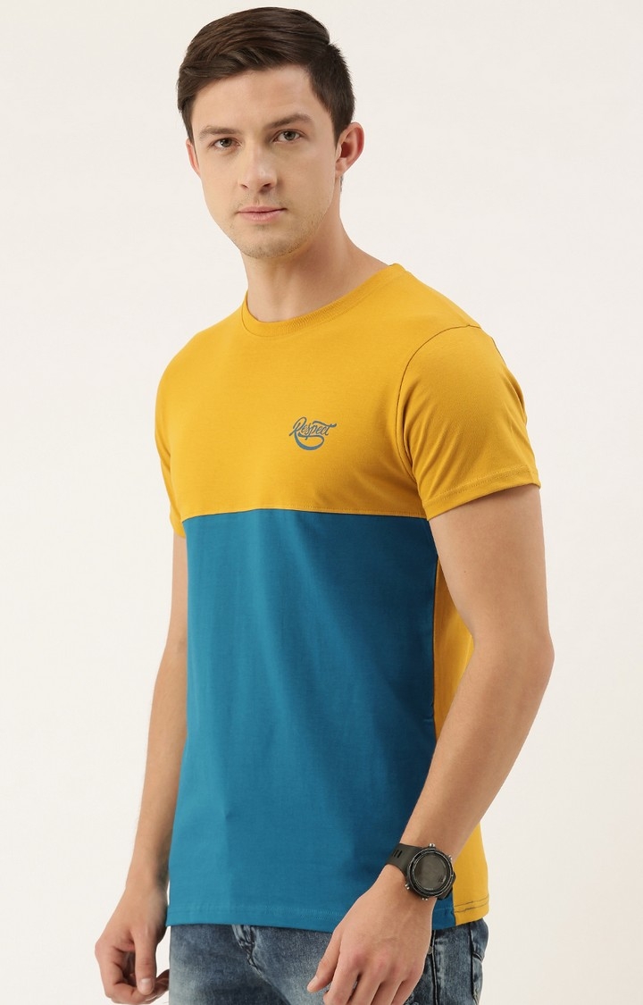 Dillinger Yellow Colourblock T-Shirt