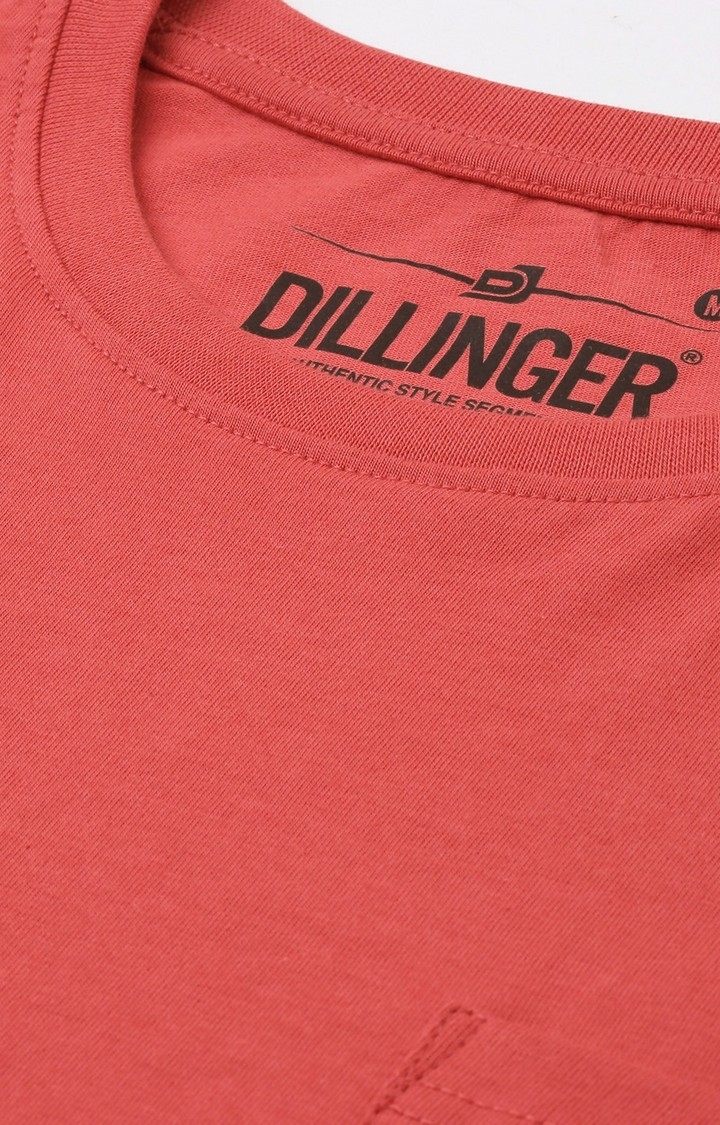 Dillinger Red Colourblock T-Shirt
