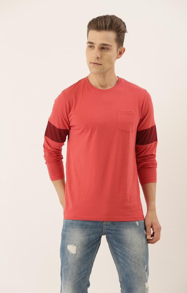 Dillinger | Dillinger Red Colourblock T-Shirt