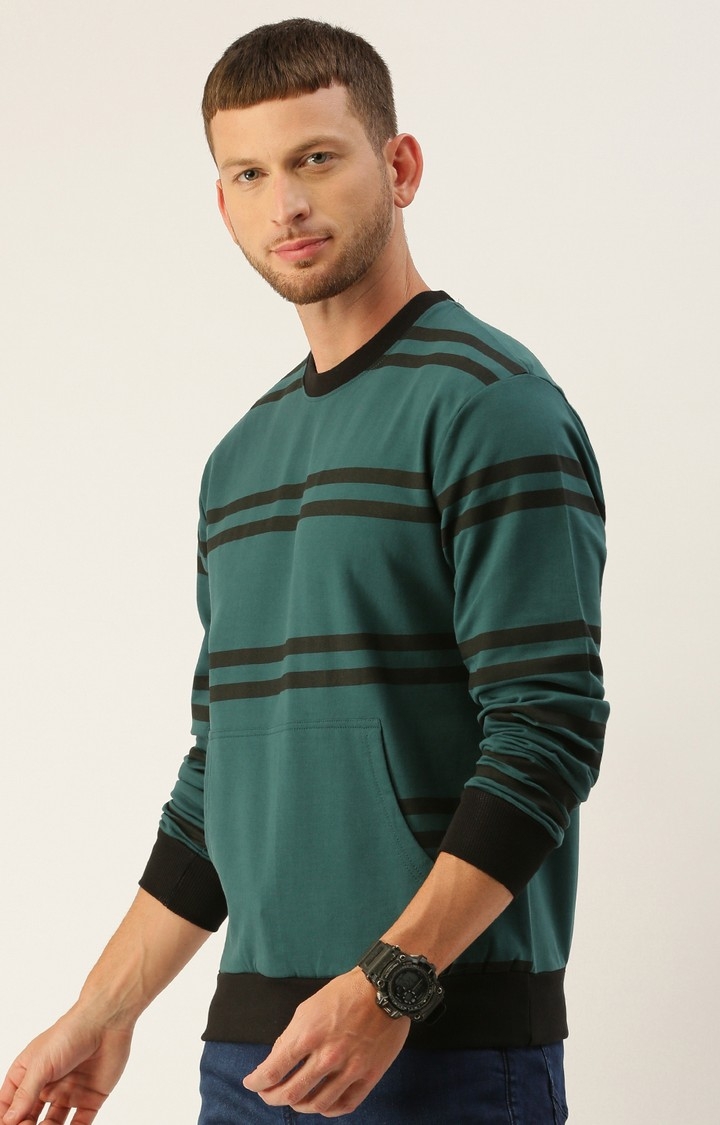 Dillinger | Dillinger Green Striped Sweatshirt