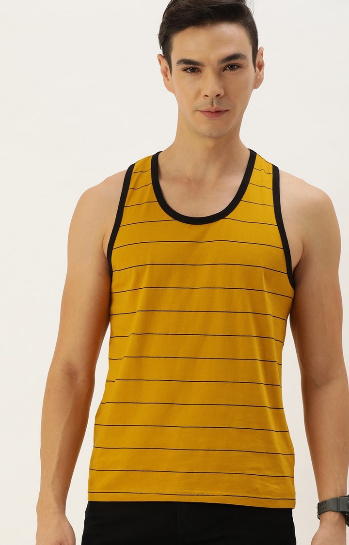 Dillinger Yellow Striped Tank Top
