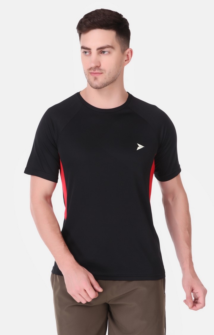 Fitinc | Fitinc Dry Fit & Light Weight Black T-Shirt for Active Sports