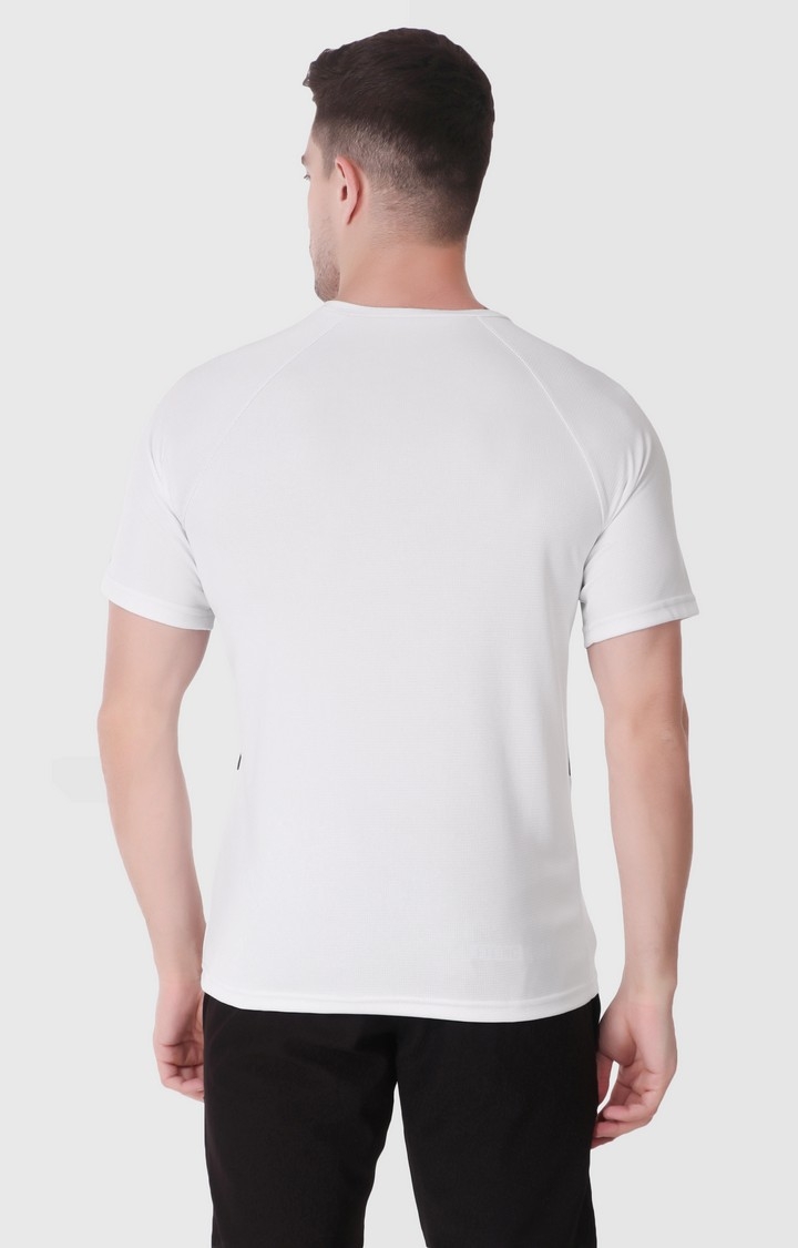 Fitinc Dry Fit & Light Weight White T-Shirt for Active Sports