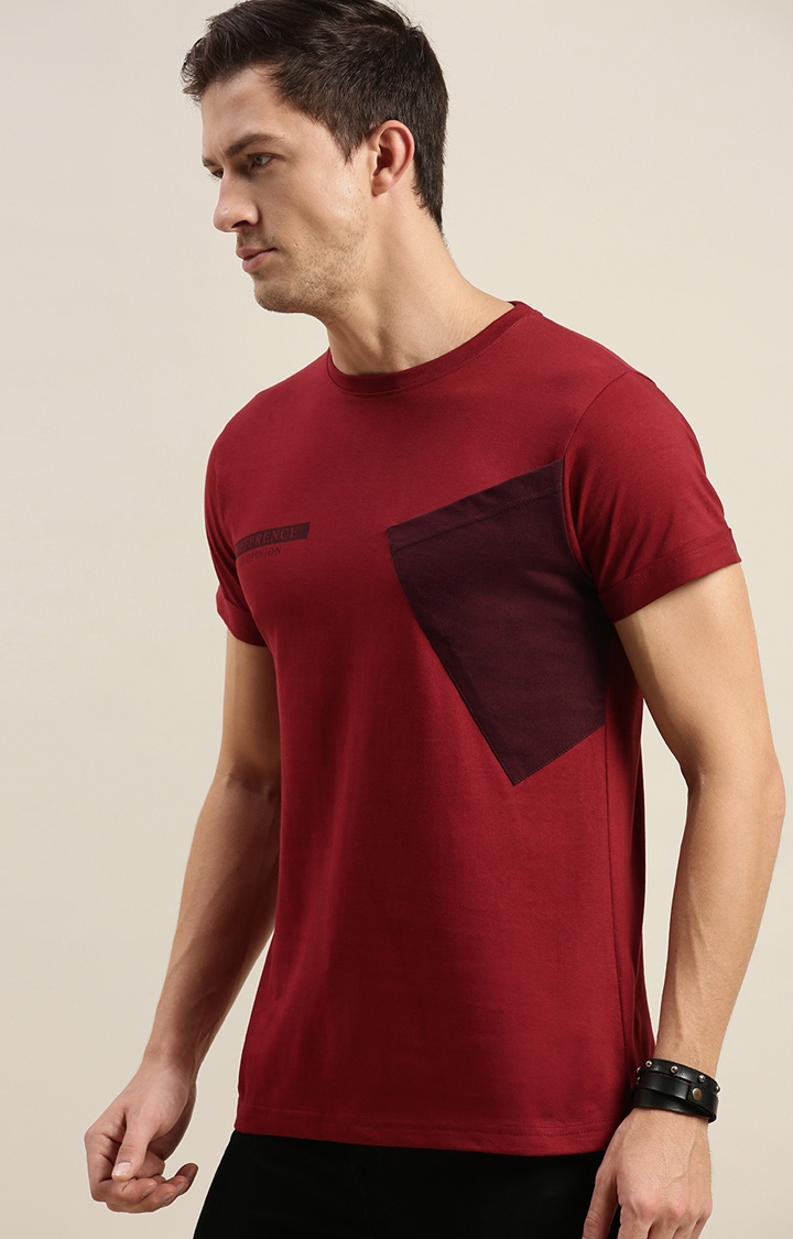Difference of Opinion | Difference of Opinion Red Colourblock T-Shirt 3