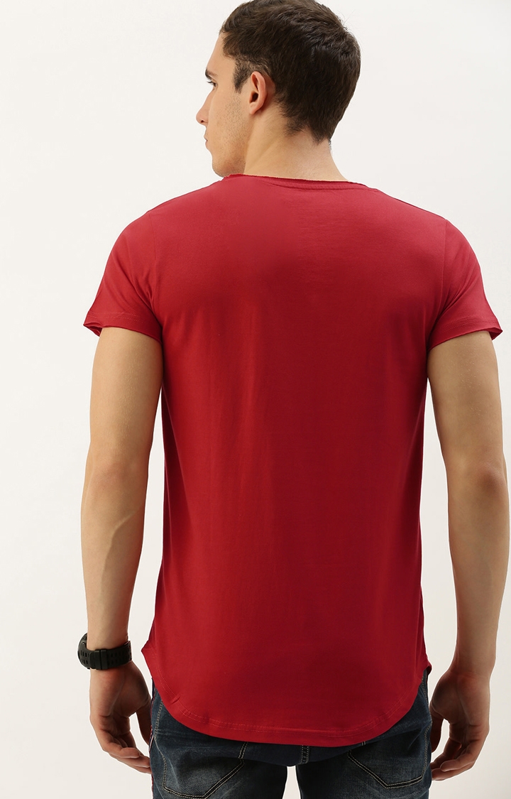 Difference of Opinion | Difference of Opinion Red Solid T-Shirt 3