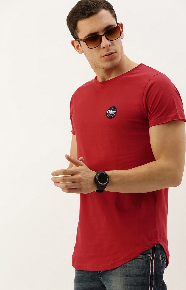 Difference of Opinion | Difference of Opinion Red Solid T-Shirt 1