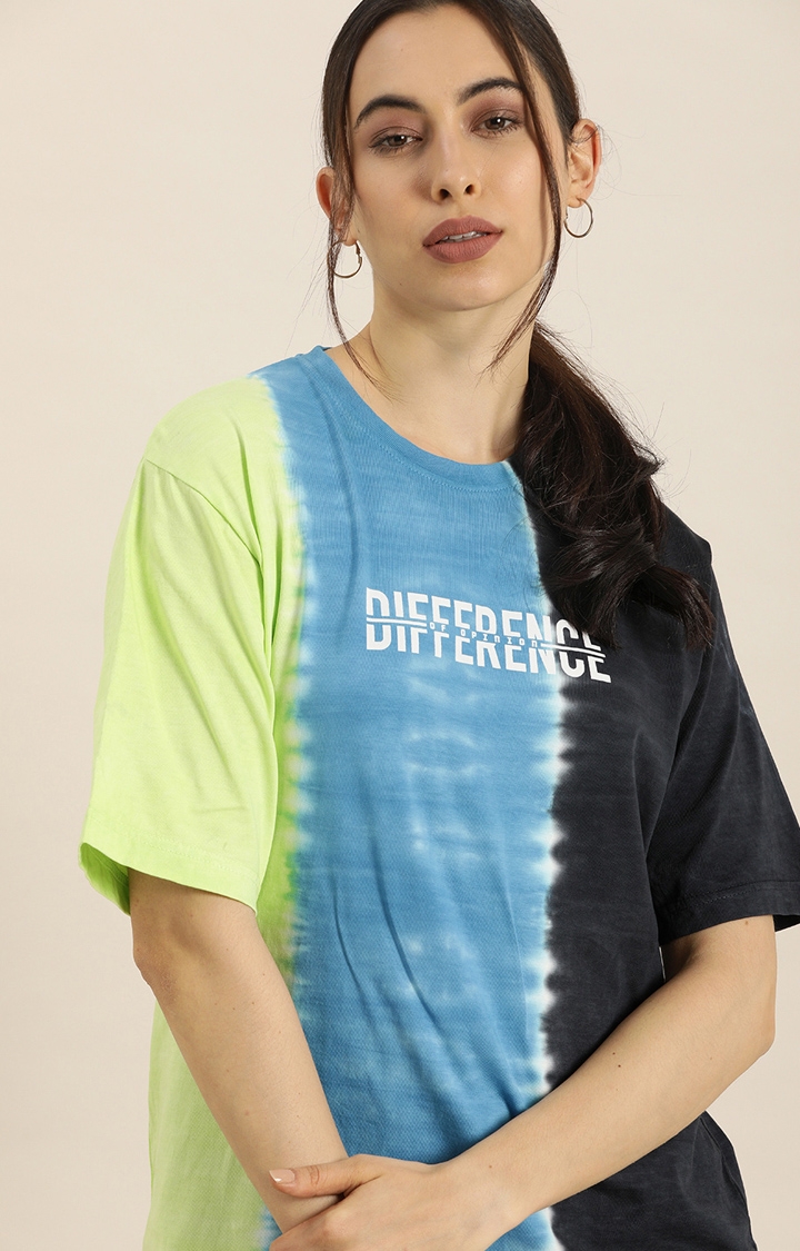 Women's Multi Cotton Tie Dye T-Shirts