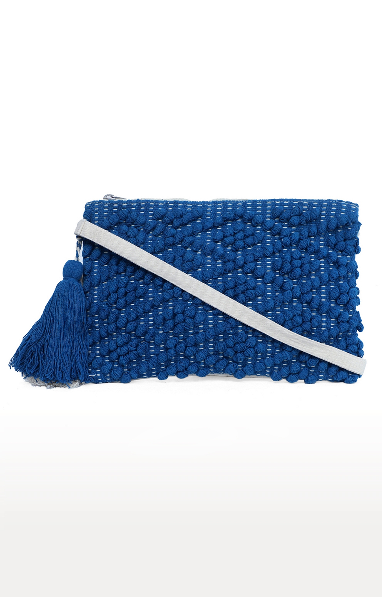 DIWAAH | Diwaah Blue Embroidered Sling Bags