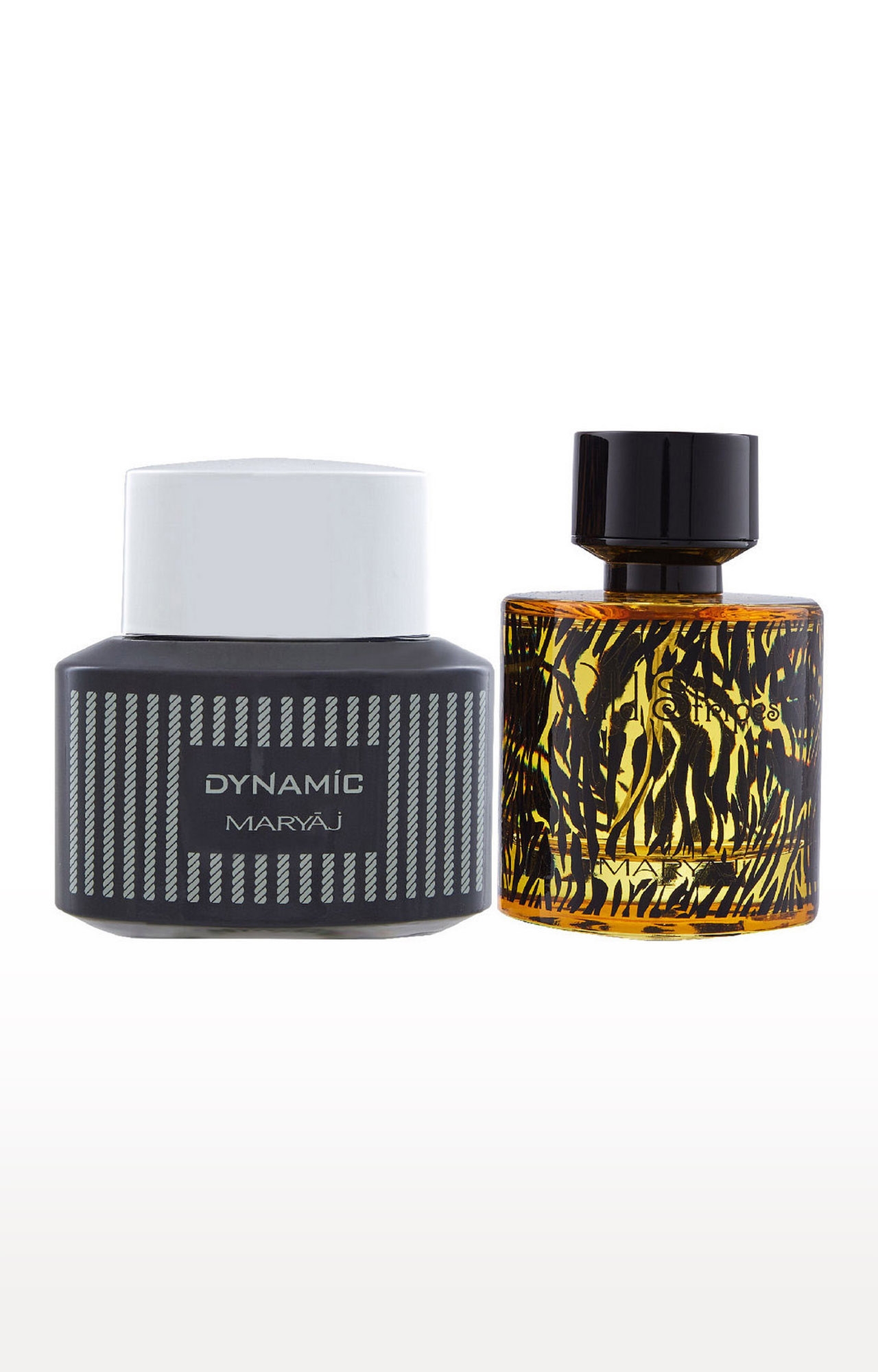 Maryaj Dynamic Eau De Parfum Perfume 100ml for Men and Maryaj Wild Stripes Eau De Parfum Oriental Perfume 100ml for Men