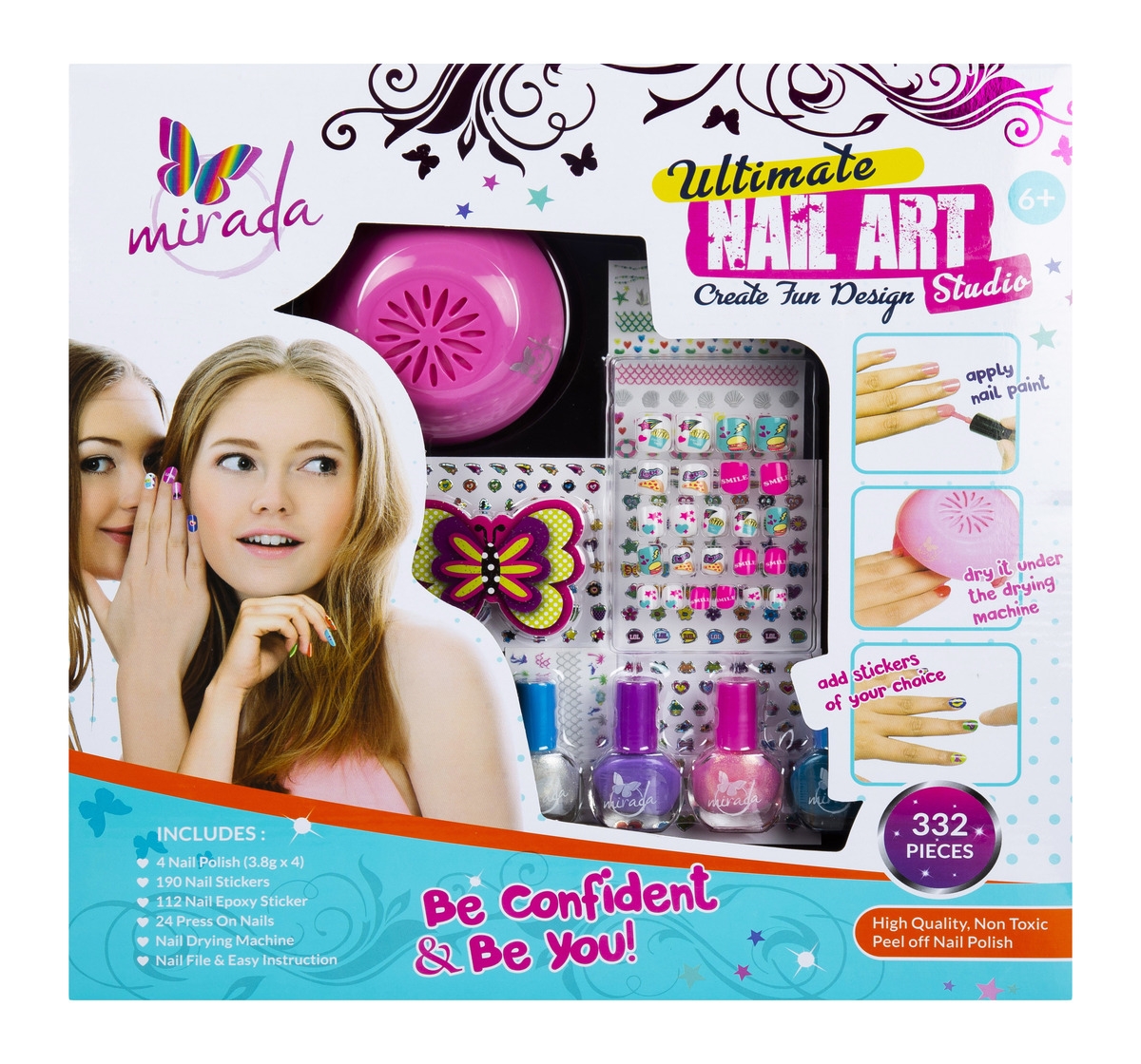 Mirada | Mirada Ultimate Nail Studio DIY Art & Craft Kits for Kids age 3Y+ 