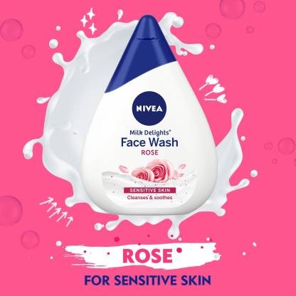 Nivea | Nivea Milk Delights Caring Rose Face Wash