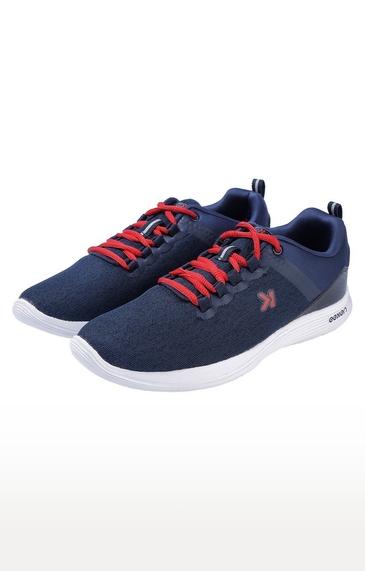 EEKEN | EEKEN Navy-Red Athleisure Lightweight Casual Shoes for Men by Paragon