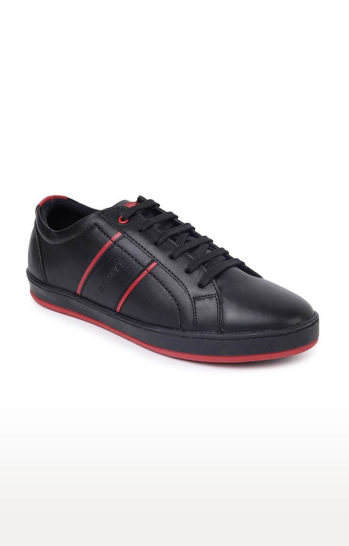 EEKEN | EEKEN Black-Red Lifestyle Lightweight Casual Shoes for Men by Paragon