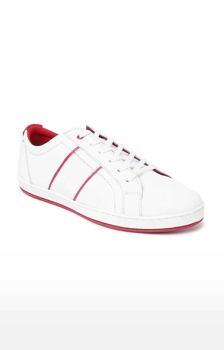EEKEN | Eeken White-Red Lifestyle Lightweight Casual Shoes For Men By Paragon