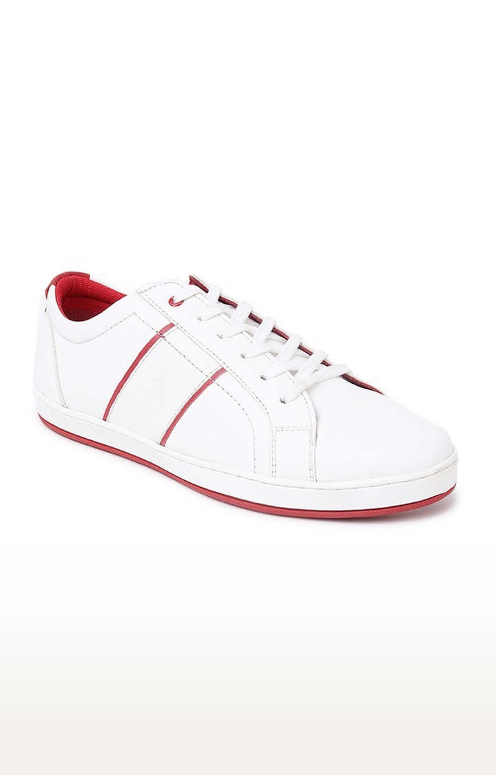 EEKEN | EEKEN White-Red Lifestyle Lightweight Casual Shoes for Men by Paragon