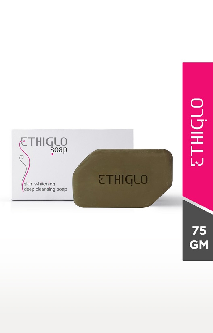 Ethiglo Skin Whitening Soap : 75grams : Pack of 06
