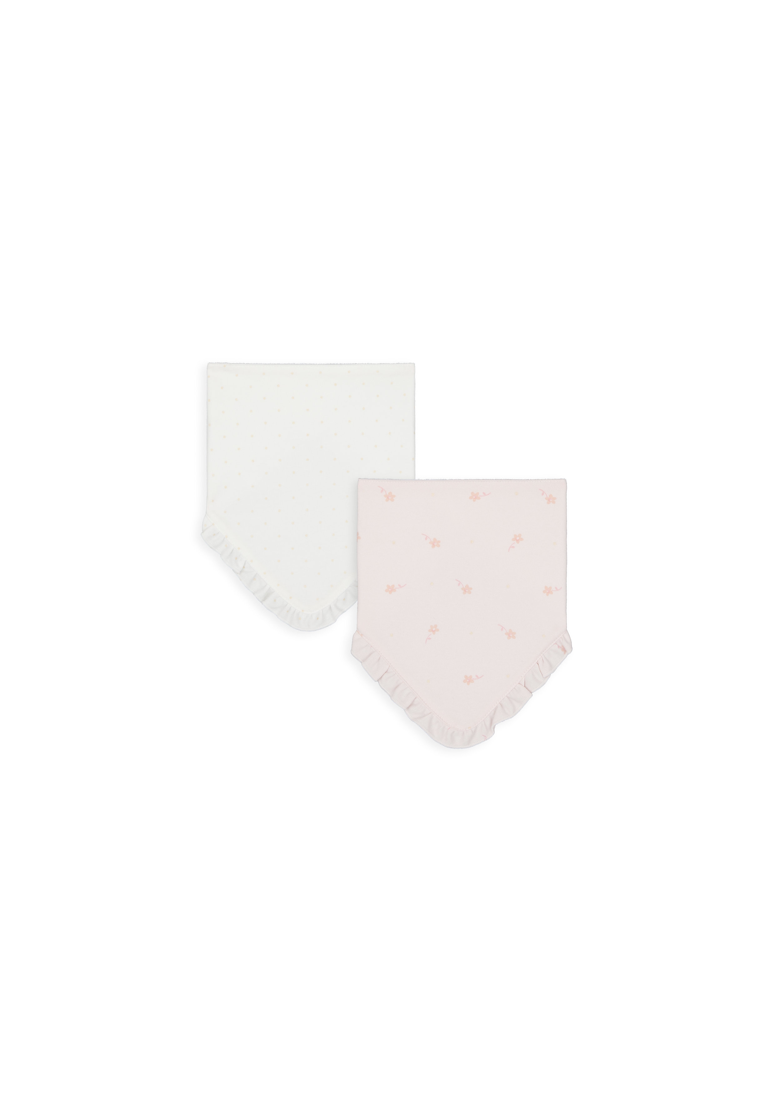 Mothercare | Mothercare Pretty Floral Dribbler Bibs Pink Pack of 2 