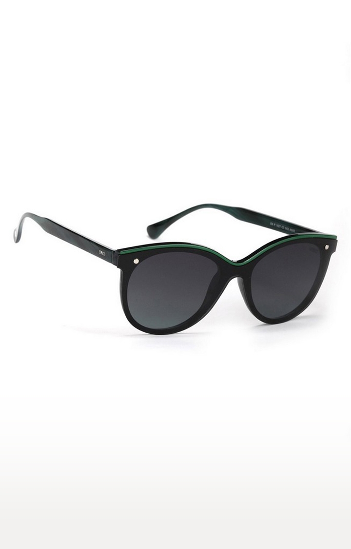 ENRICO | Enrico Sherry Uv Protected Cateye Sunglasses For Women ( Lens - Purple | Frame - Green )
