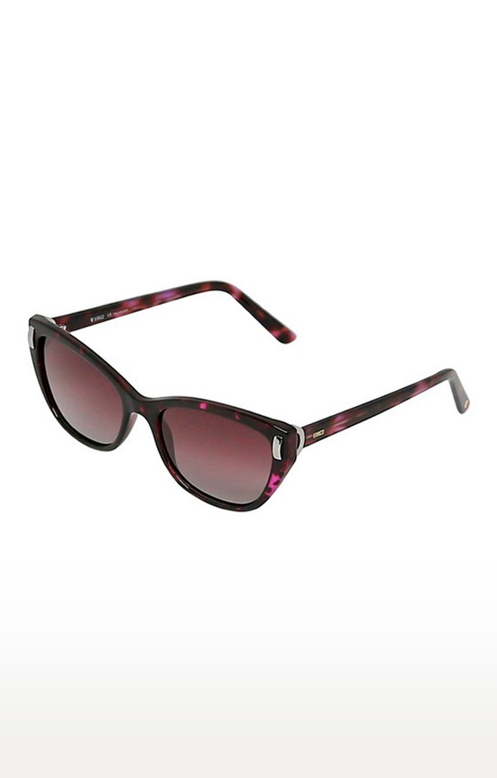 ENRICO | Enrico Dahlia Uv Protected & Polarized Cateye Sunglasses For Women ( Lens - Pink | Frame - Pink)