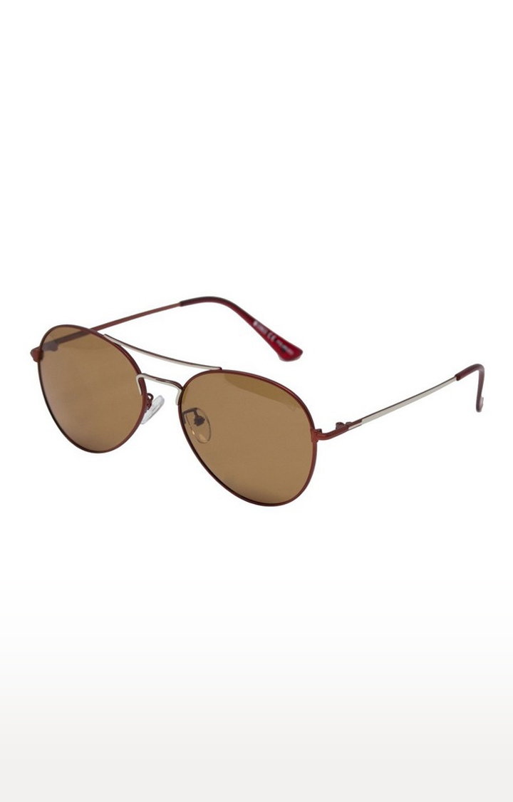 ENRICO | Enrico Virgo Uv Protected & Polarized Unisex Sunglasses ( Lens - Brown | Frame - Brown)