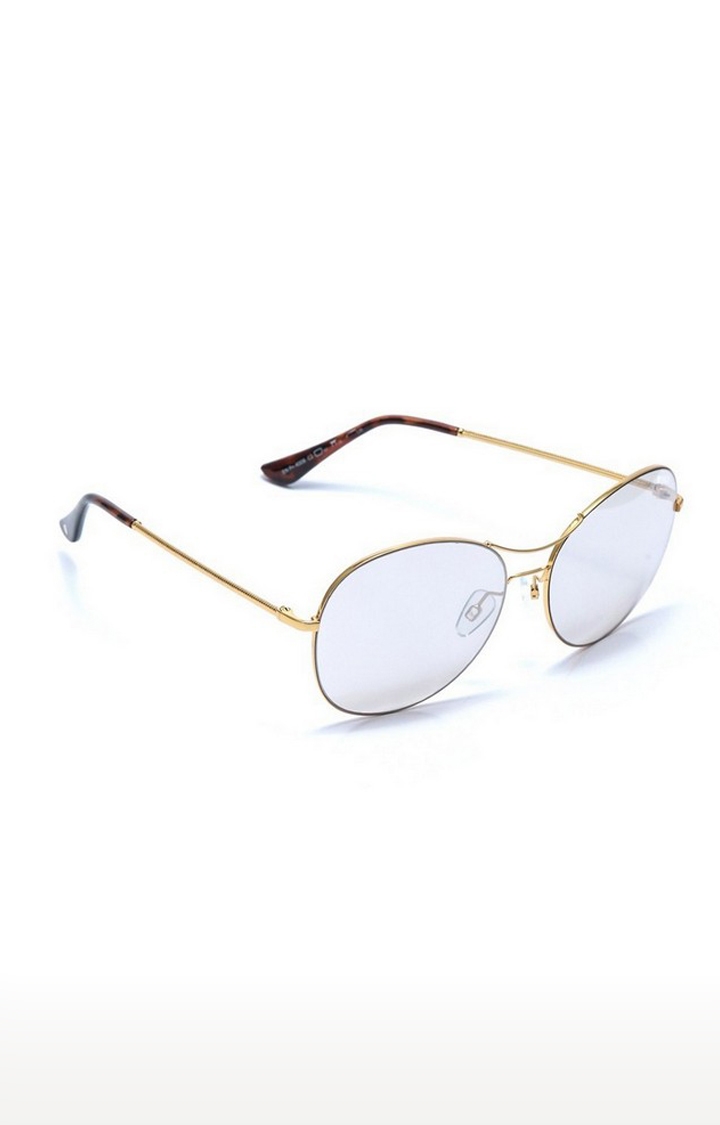 ENRICO | ENRICO Women Goldy Silver Lens Oval Sunglasses