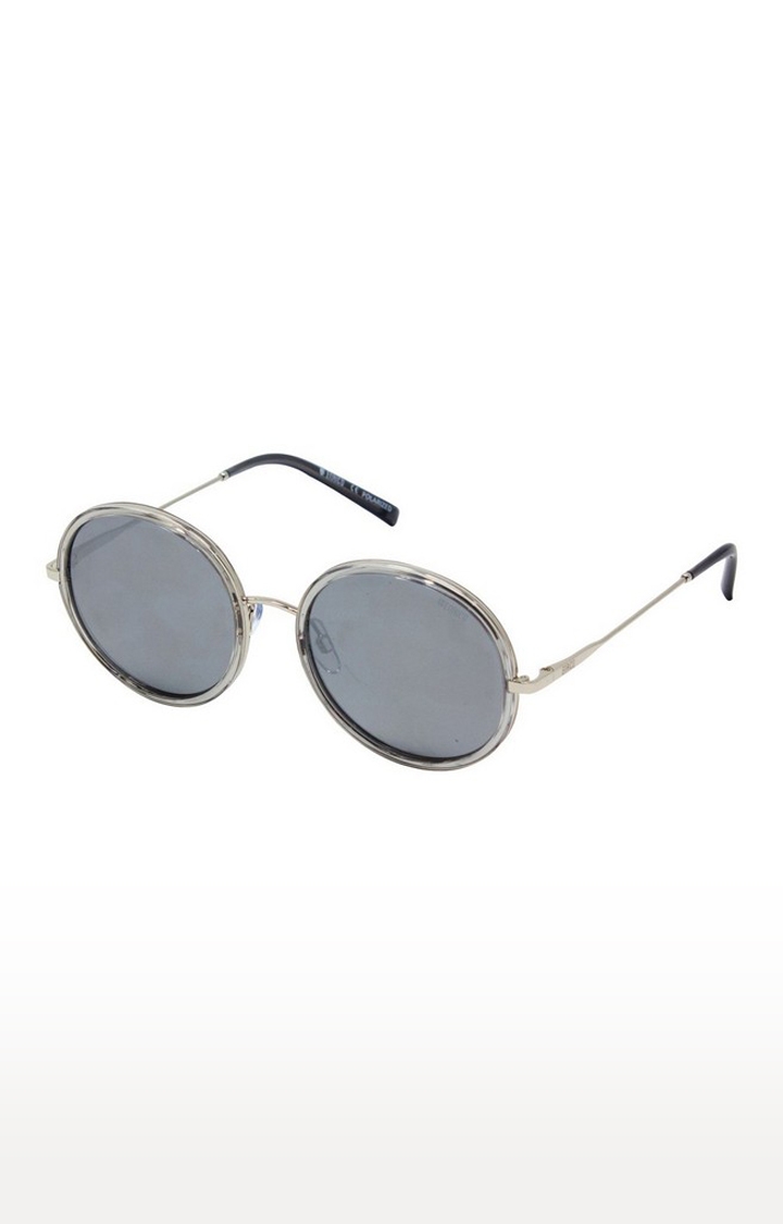 ENRICO | Enrico Ryven Uv Protected & Polarized Round Shape Unisex Sunglasses ( Lens - Grey | Frame - Grey)