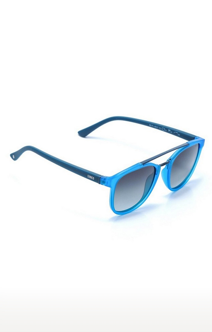 ENRICO | ENRICO Unisex Waterry Black Lens Round Sunglasses
