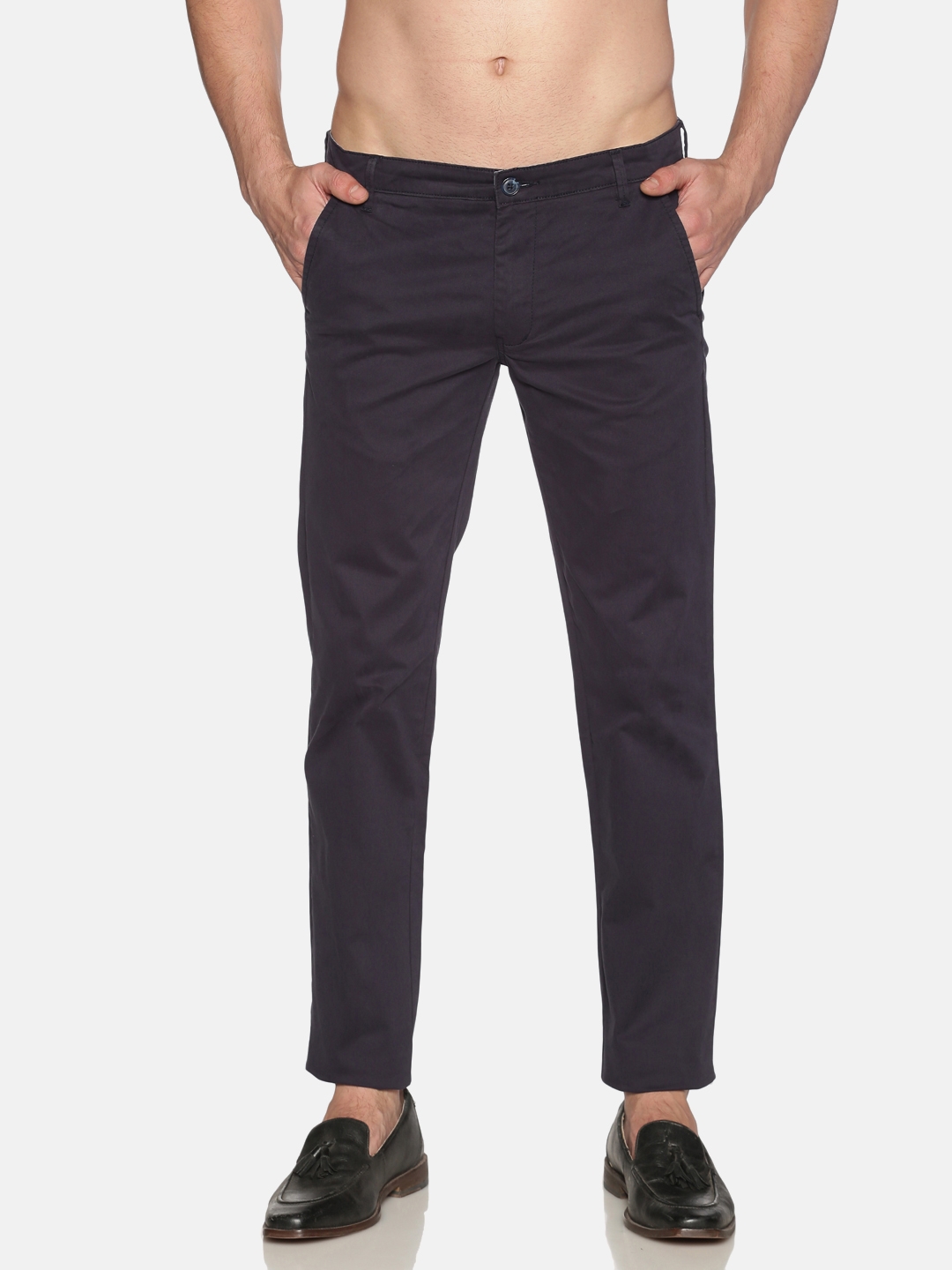 Chennis | Chennis Men's Casual Navy Trousers