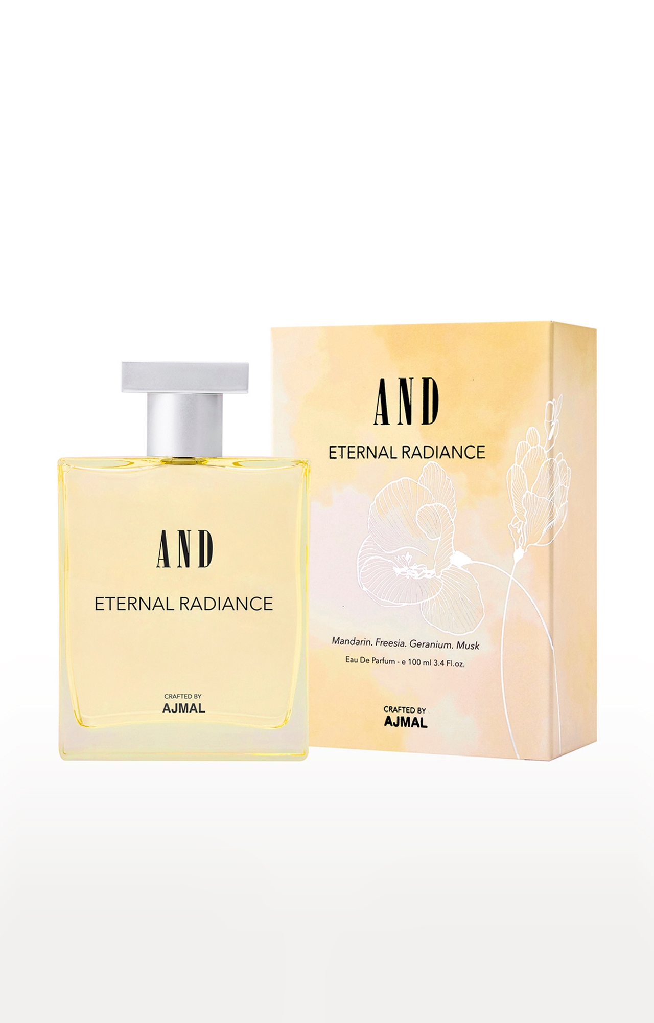 AND Crafted By Ajmal | And Eternal Radiance Eau De Parfum 100ML Long Lasting Scent Spray Gift For Women Crafted By Ajmal