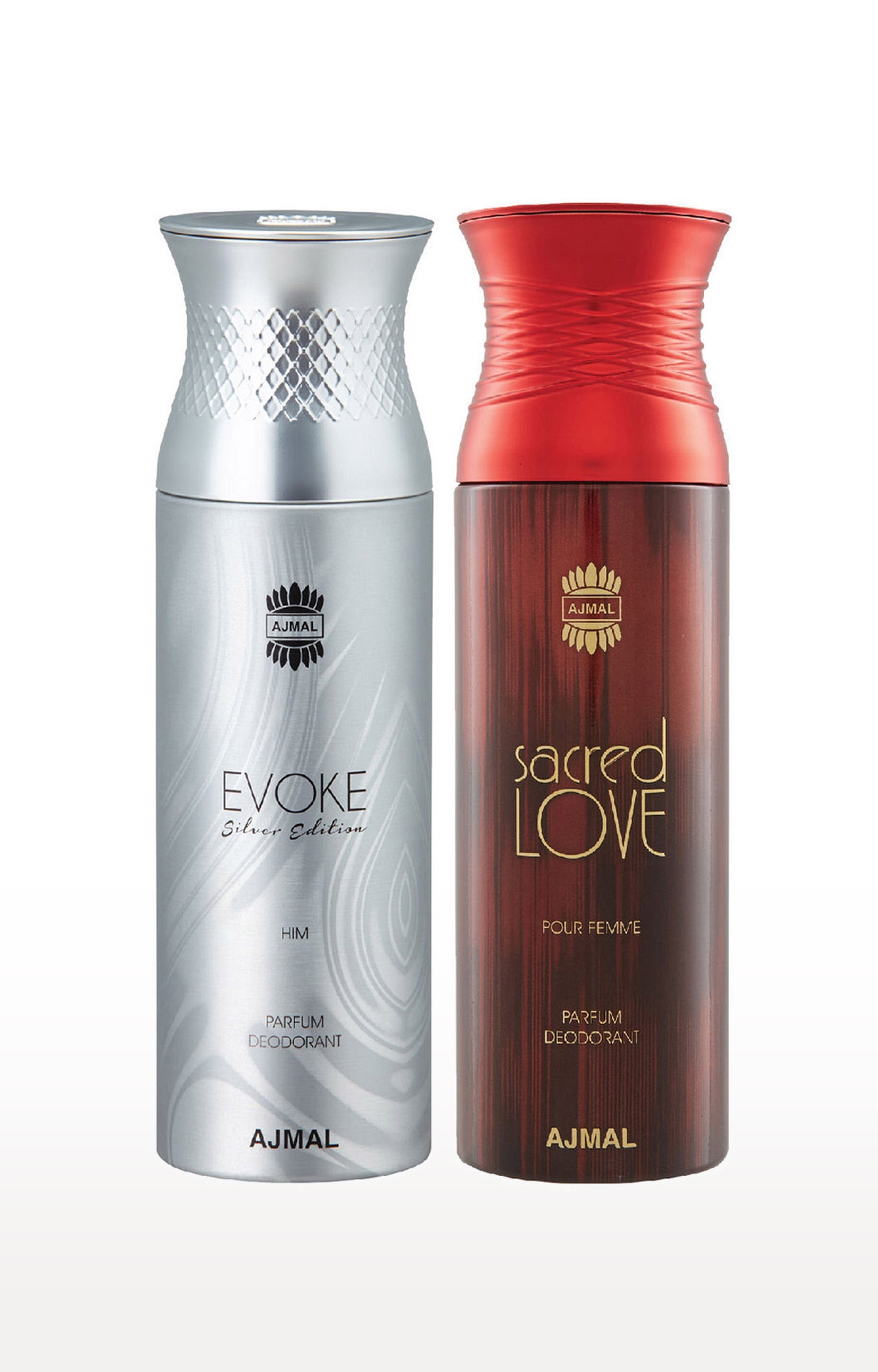 Ajmal | Evoke and Sacred Love Deodorant Spray - Pack of 2
