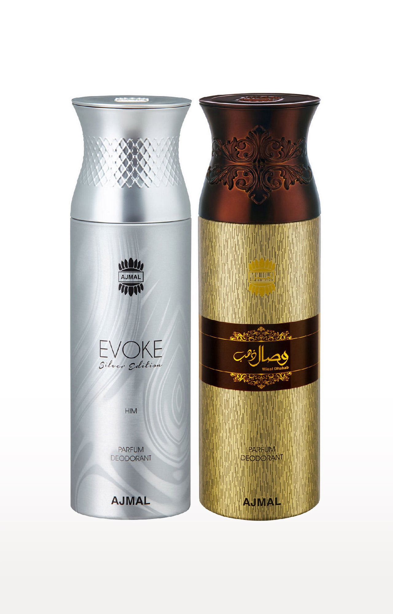 Ajmal | Evoke and Wisal Dhahab Deodorant Spray - Pack of 2