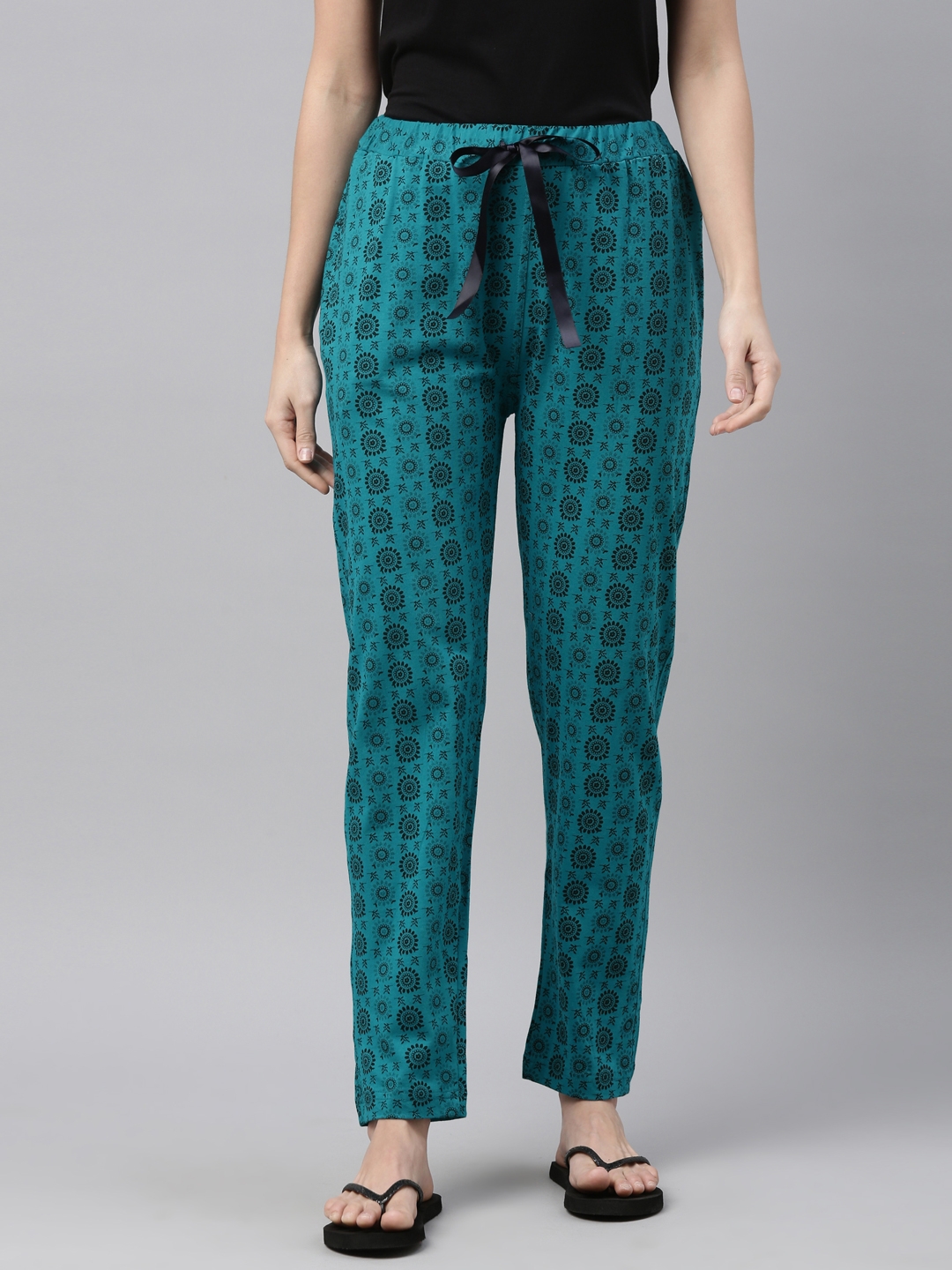 Enviously Young | Enviously Young Women's Teal Green Casual Pants