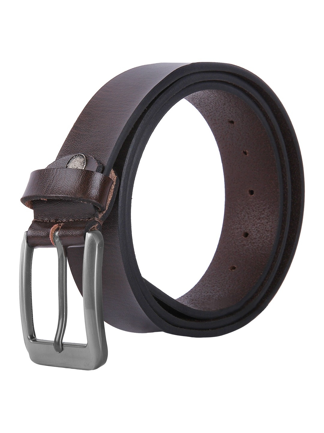 CREATURE | Creature Plain Solid Formal/Casual Brown Genuine Leather Belts For Men