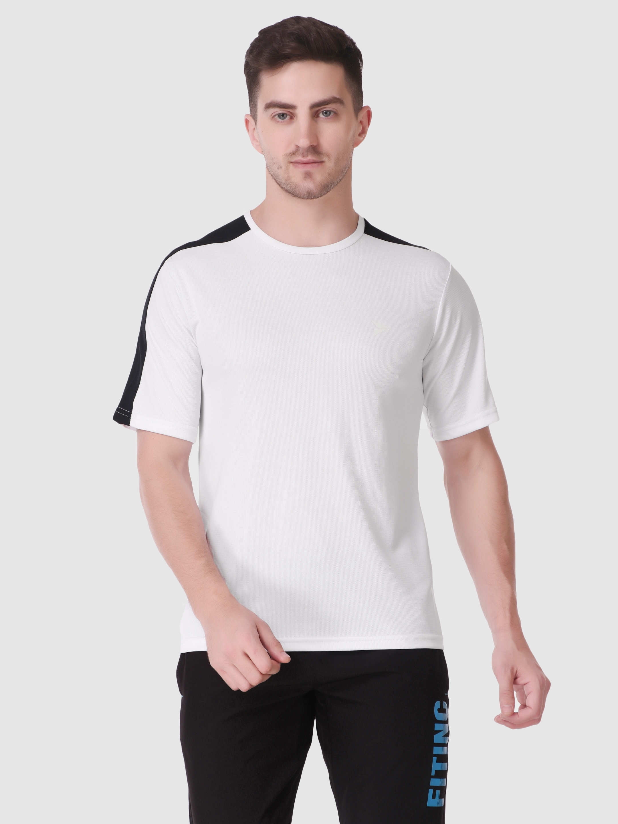 Fitinc | Fitinc White Dry Fit Sports T-Shirt