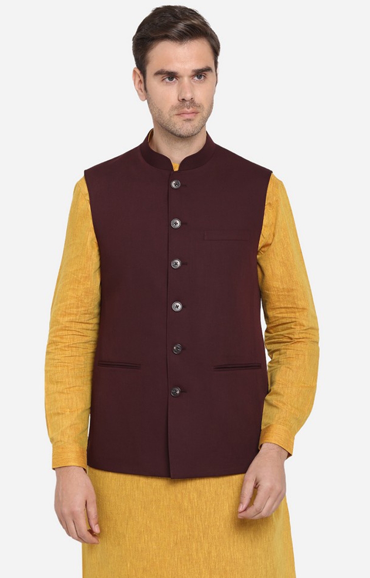 Modi Jacket | MJK116-WINE TEXTURED