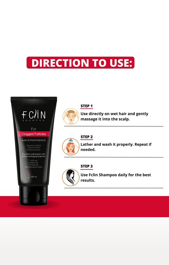 Ethiglo Fclin Shampoo And Hair Cream 100 Ml