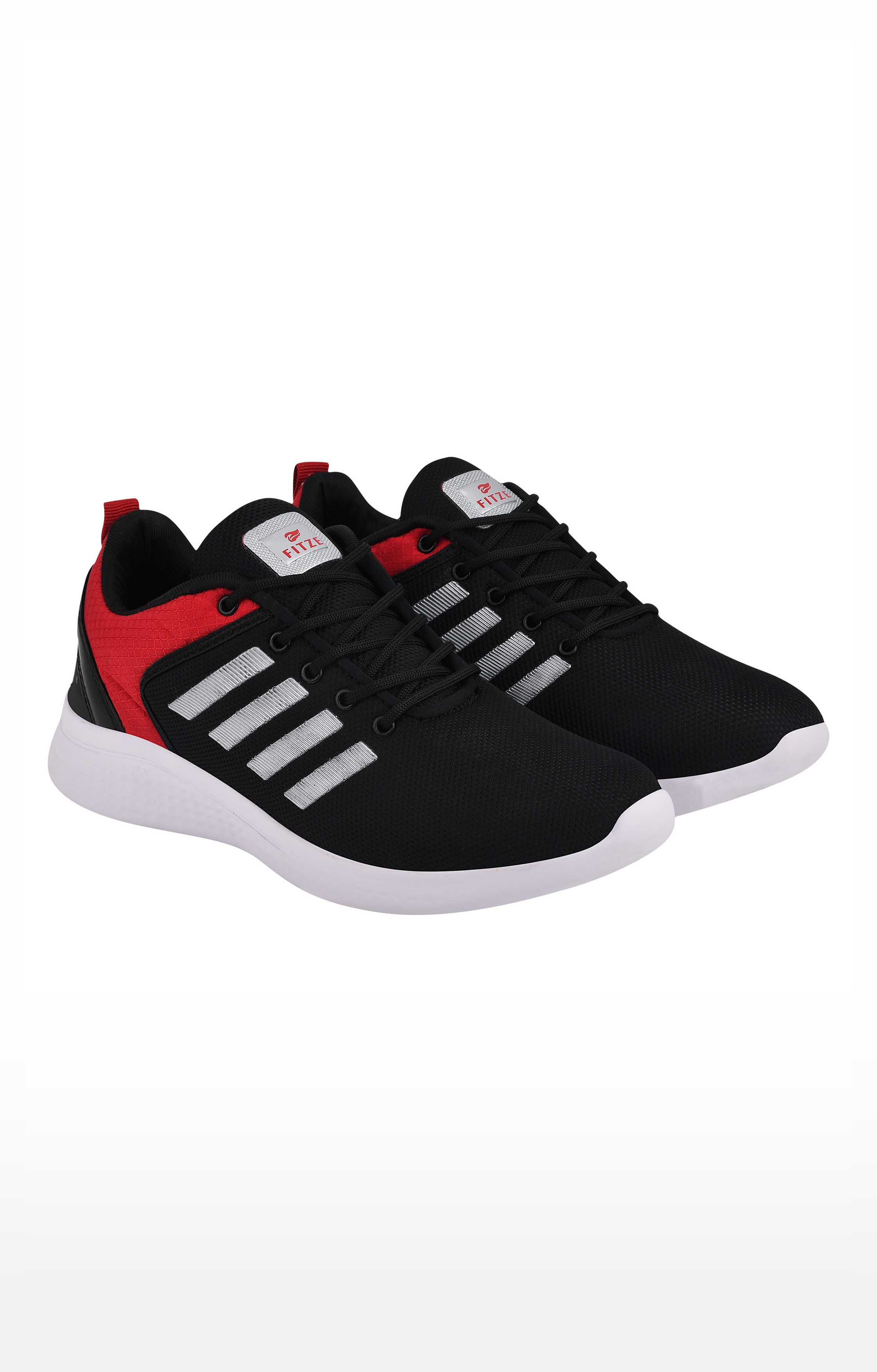 Fitze | Black Running Shoes (FLC_15_BLK_RED)