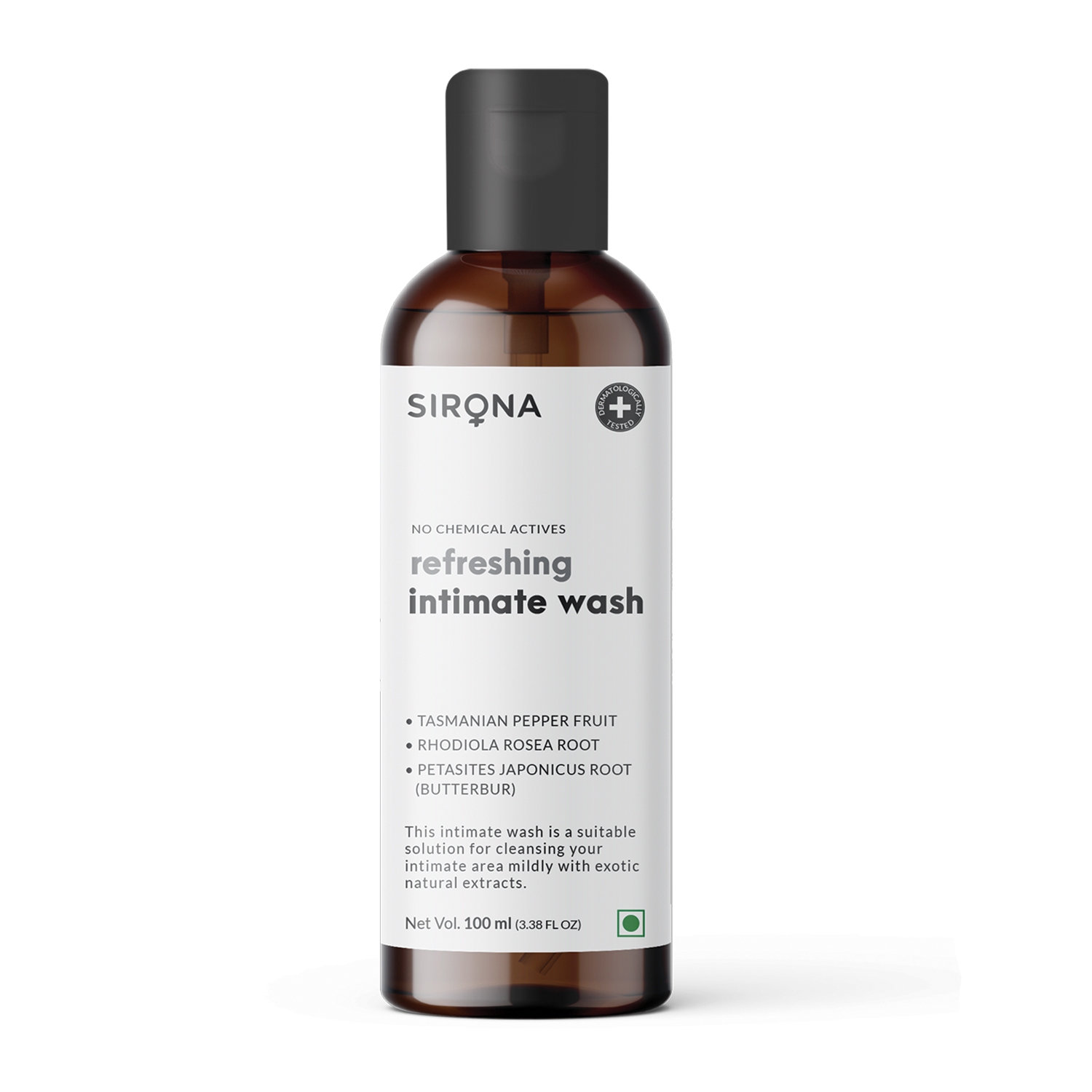Sirona | Sirona Natural Ph Balanced Intimate Wash With 5 Magical Herbs & No Chemical Actives For Men And Women - 100 Ml