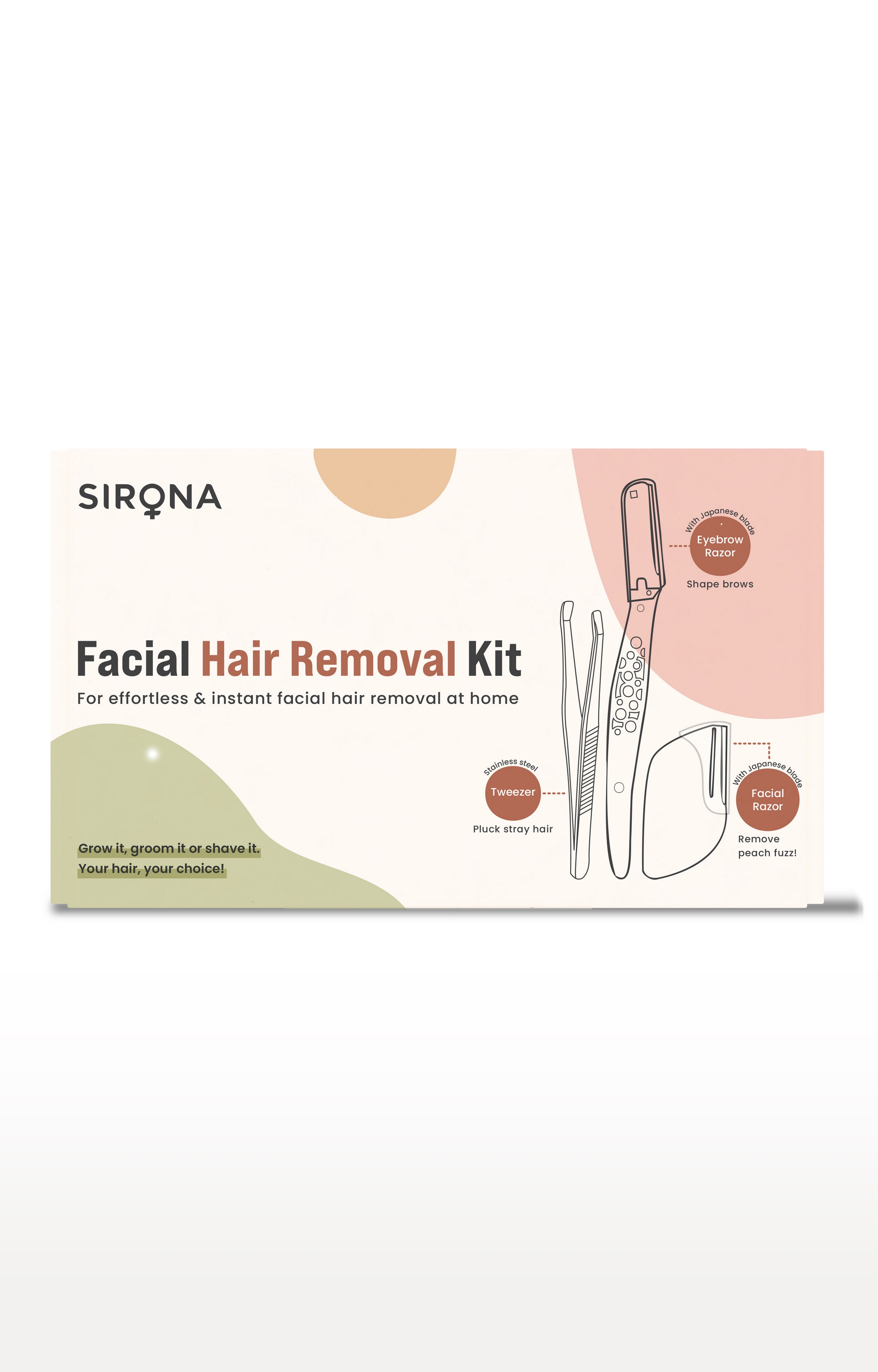 Sirona | Sirona Reusable Facial Hair Removal Kit 